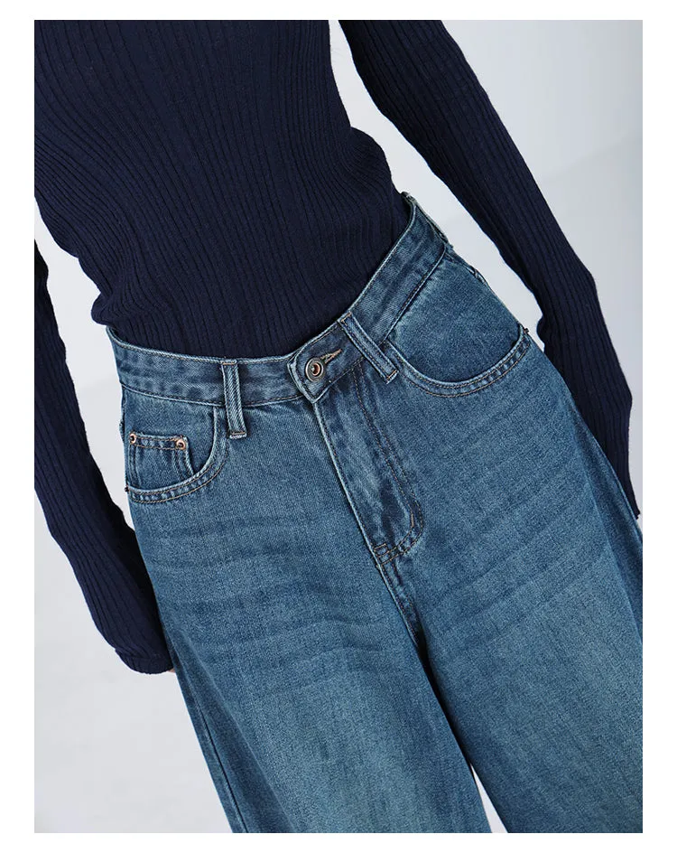 【24s Sep.】American Blue Loose Wide Leg Jeans