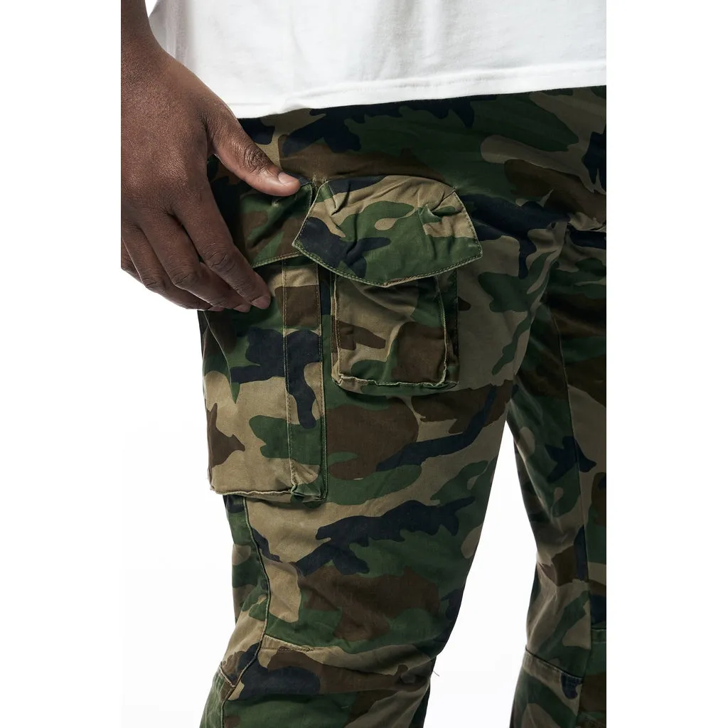 Big and Tall - Utility Twill Pants - Wood Camo