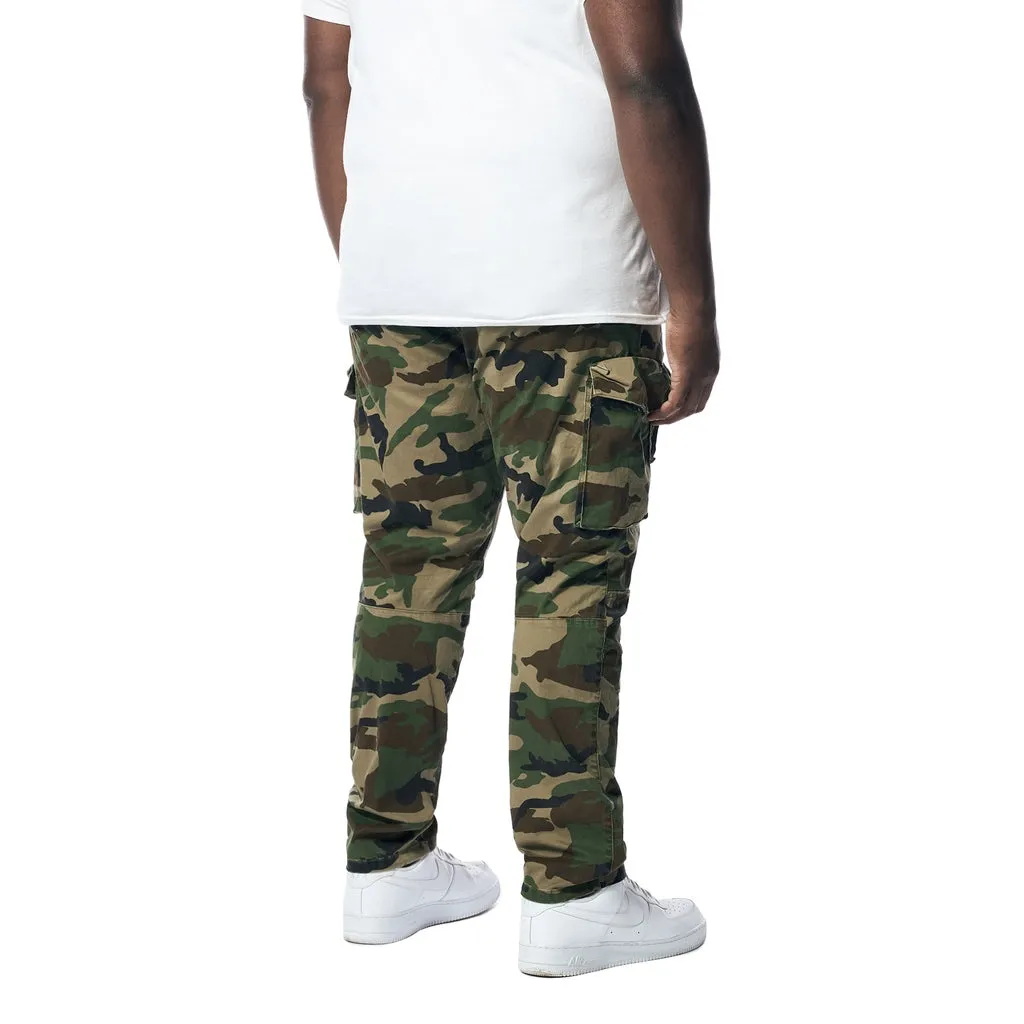 Big and Tall - Utility Twill Pants - Wood Camo