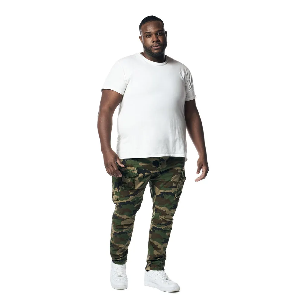 Big and Tall - Utility Twill Pants - Wood Camo