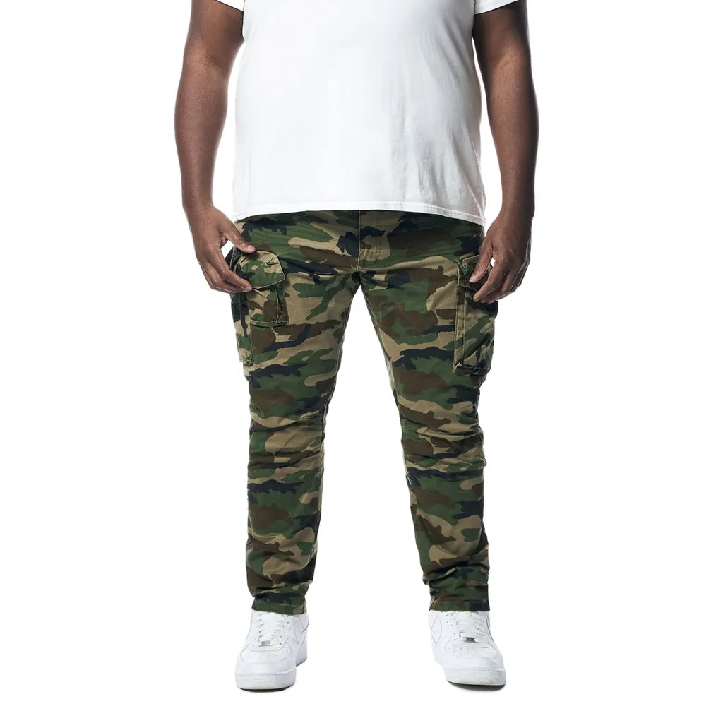 Big and Tall - Utility Twill Pants - Wood Camo