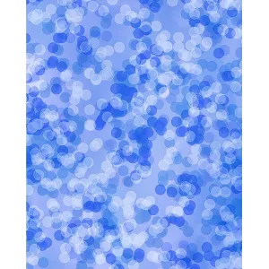 Blue Bokeh Printed Backdrop