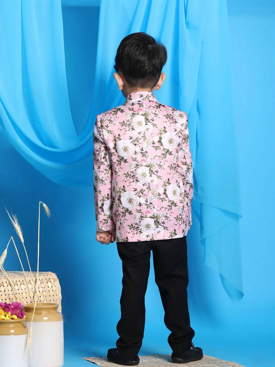 Boy's Pink Blazer - Vastramay Boys