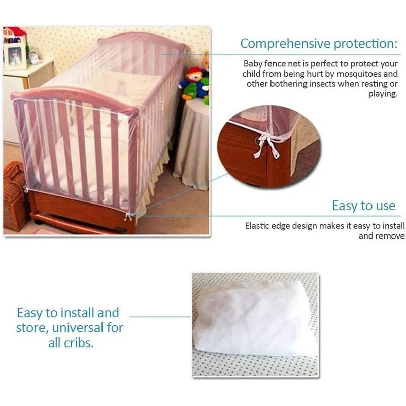 Crib Cot Flies Net For Infant