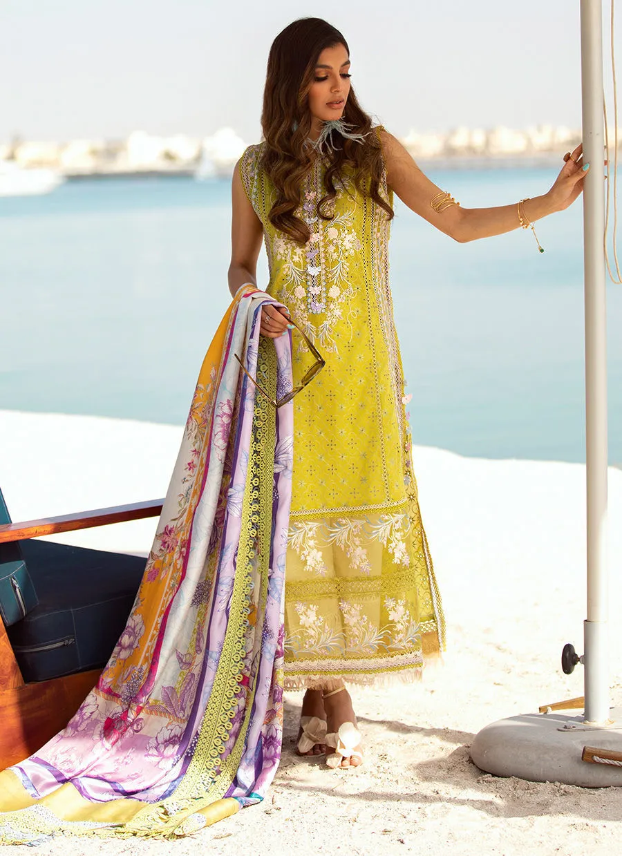 Farah Talib Aziz Luxury Lawn Collection 2022 – Goa Green