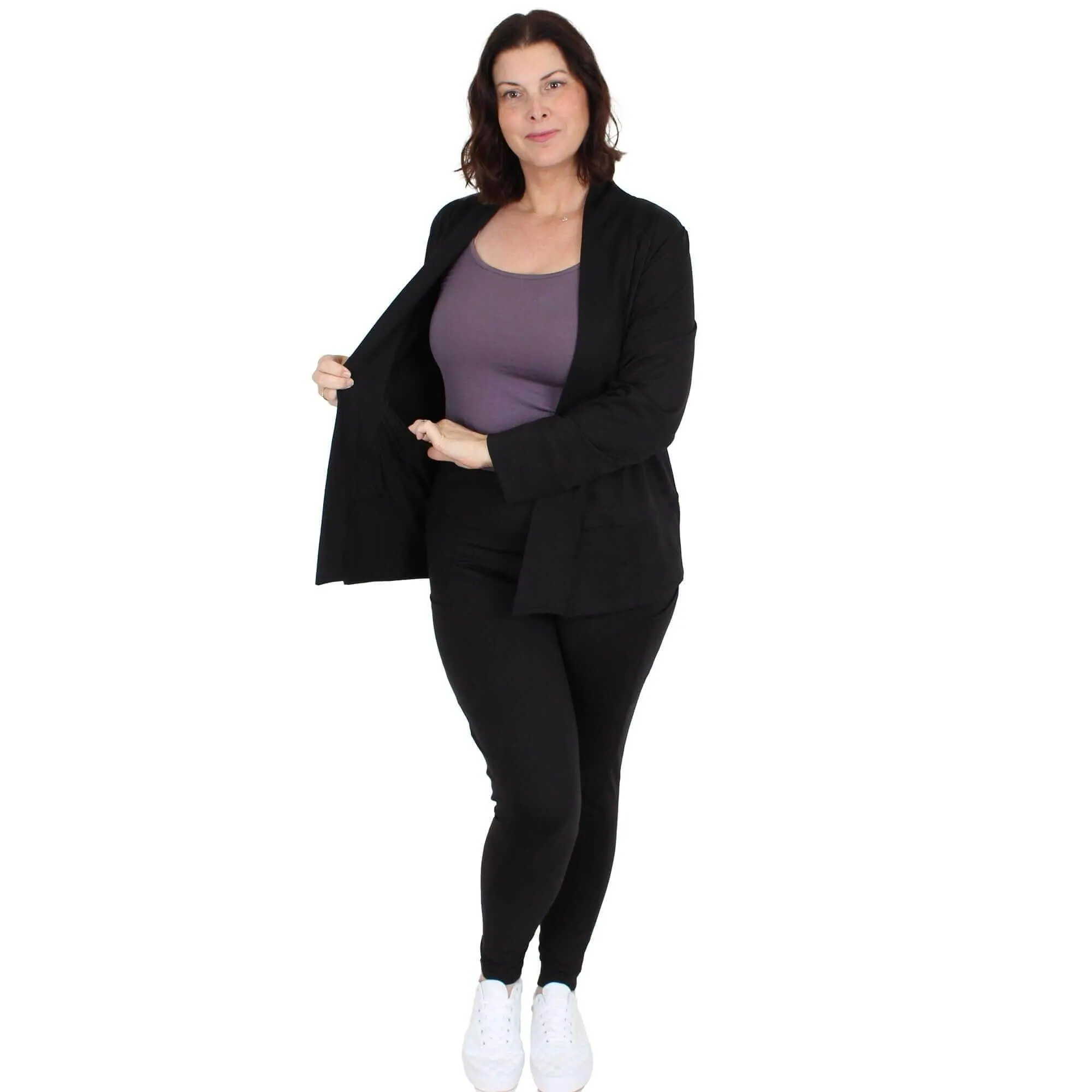 Flow Cardigan | Black