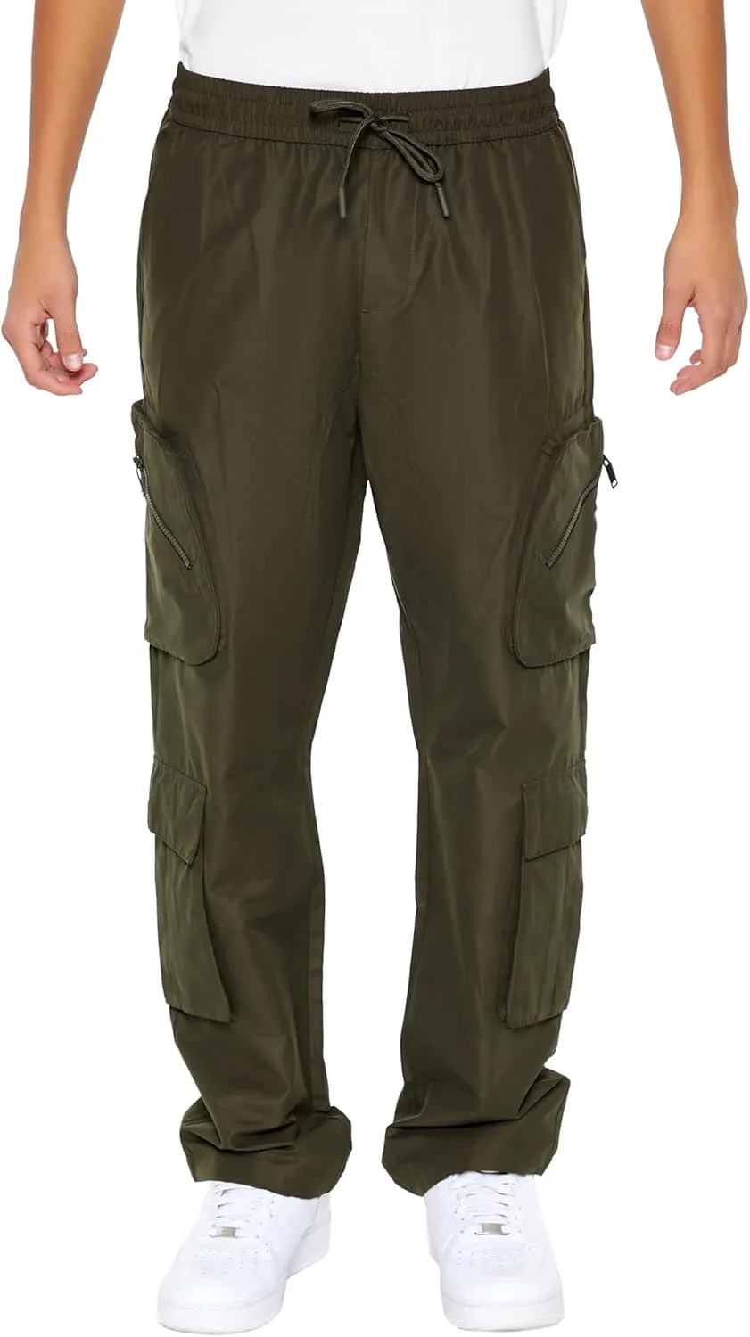 Forever 21 Men's Slim-fit Drawstring Cargo Pants