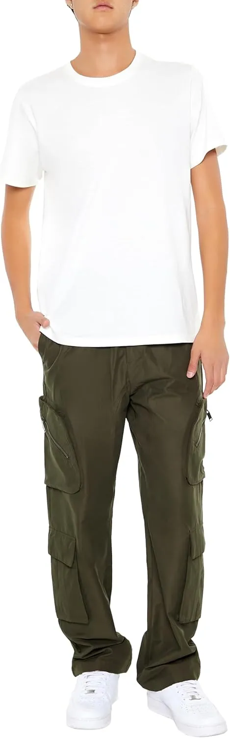 Forever 21 Men's Slim-fit Drawstring Cargo Pants