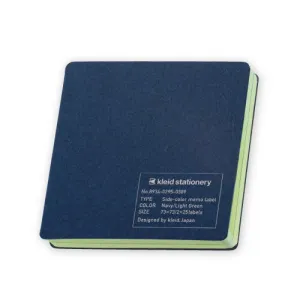 Kleid BLUE & GREEN Side-Note Sticky Note 2mm Grid and Plain Sticky Note Book Travel Sticky Notes 2mm Grid Sticky Note Plain Sticky Note