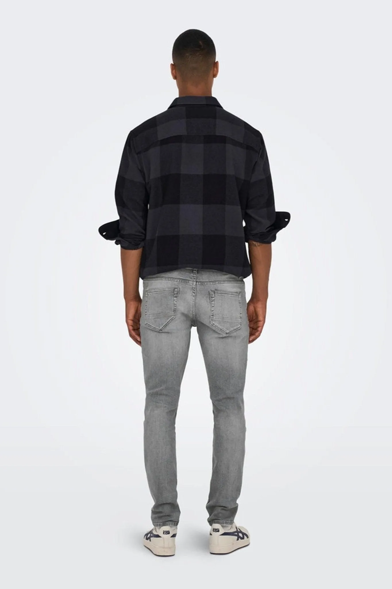 Loom Slim Grey Jeans - Grey