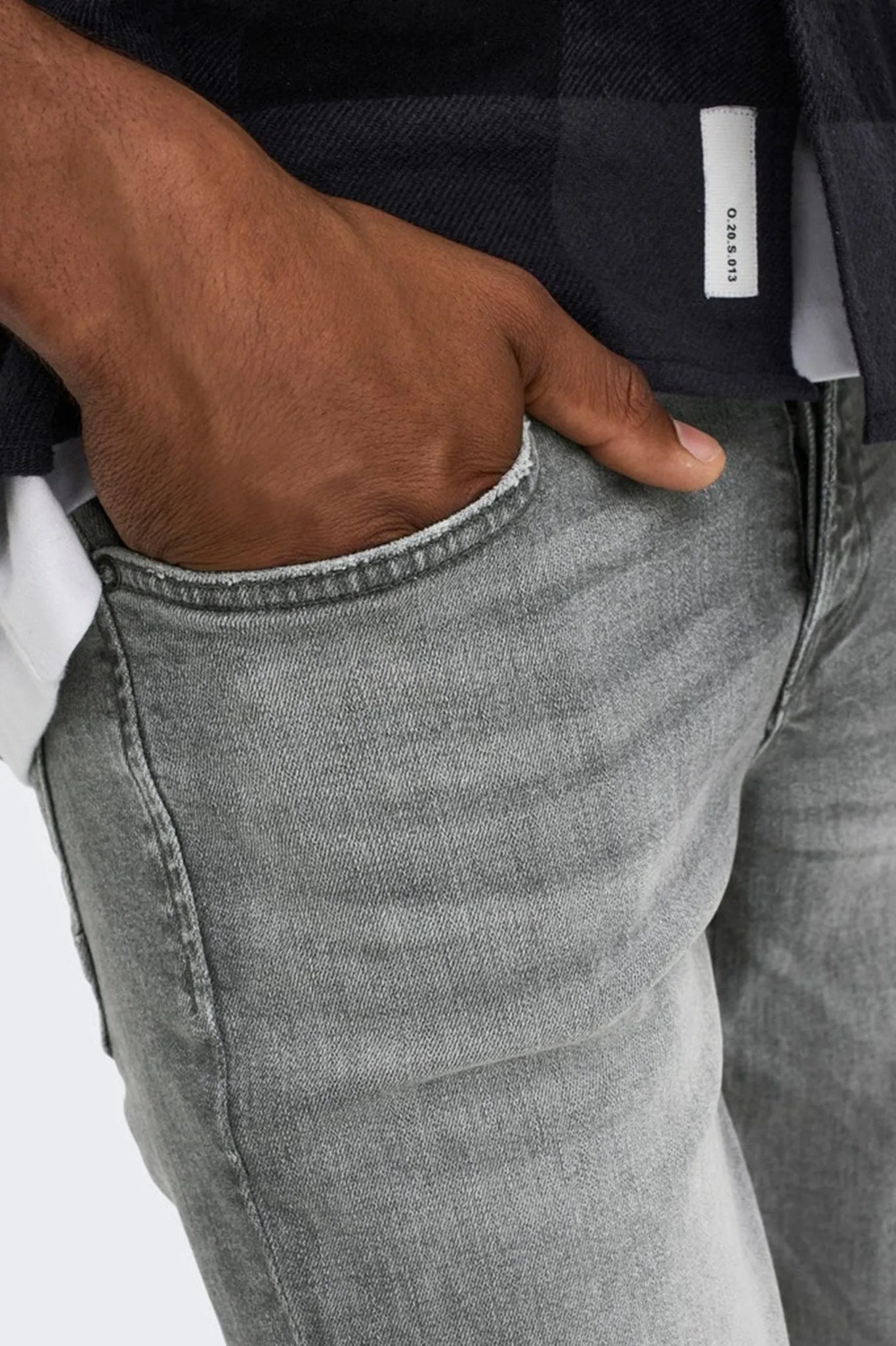Loom Slim Grey Jeans - Grey