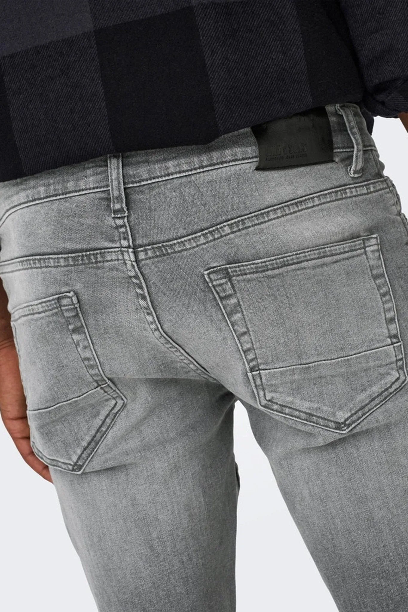 Loom Slim Grey Jeans - Grey