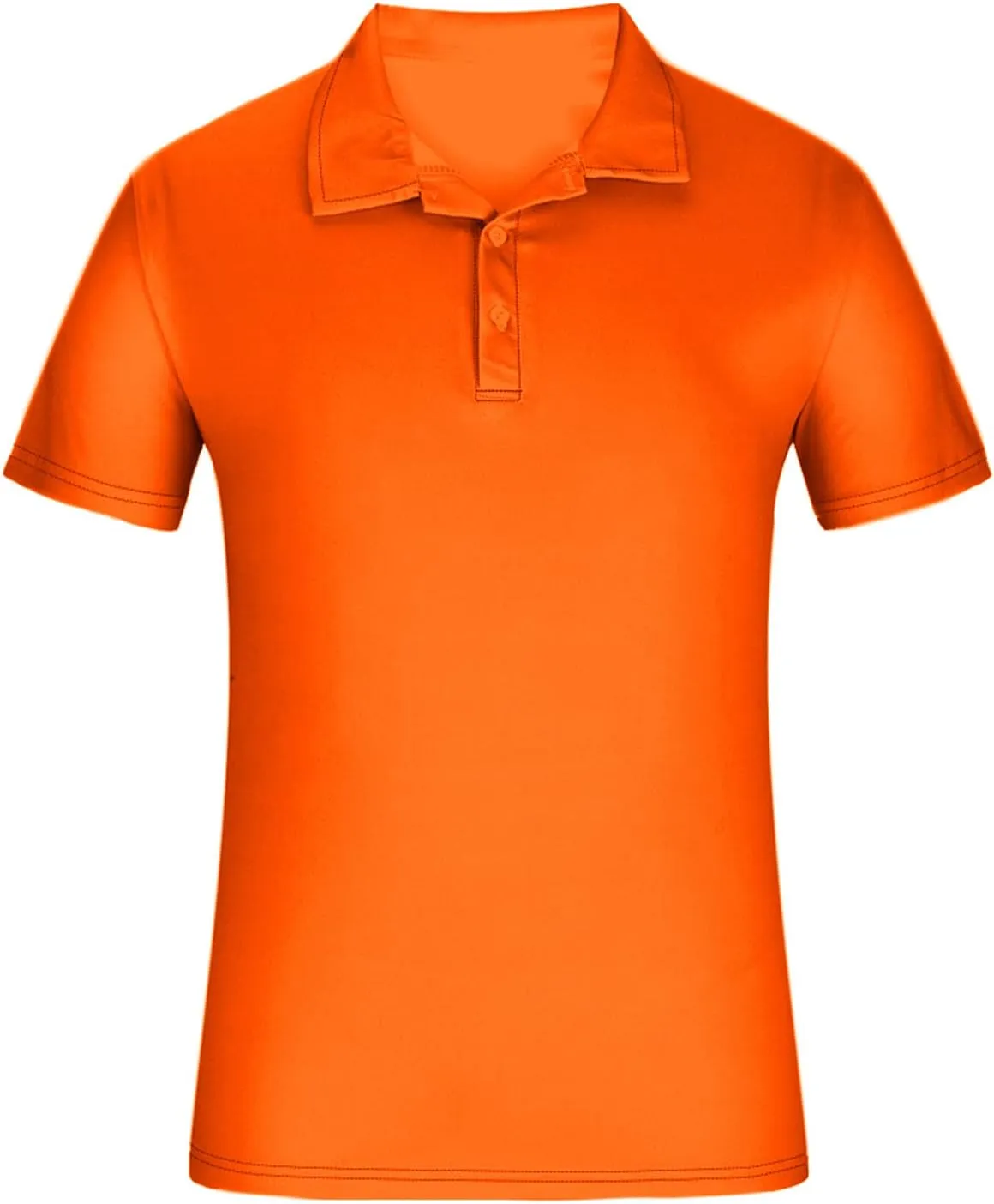 Men's Slim fit Breathable Solid Golf Polo with Pocket Summer Plain Short Sleeve Casual Fashion Shirt