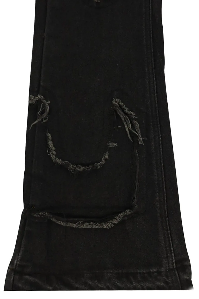 No Trace Stacked Denim (Black)
