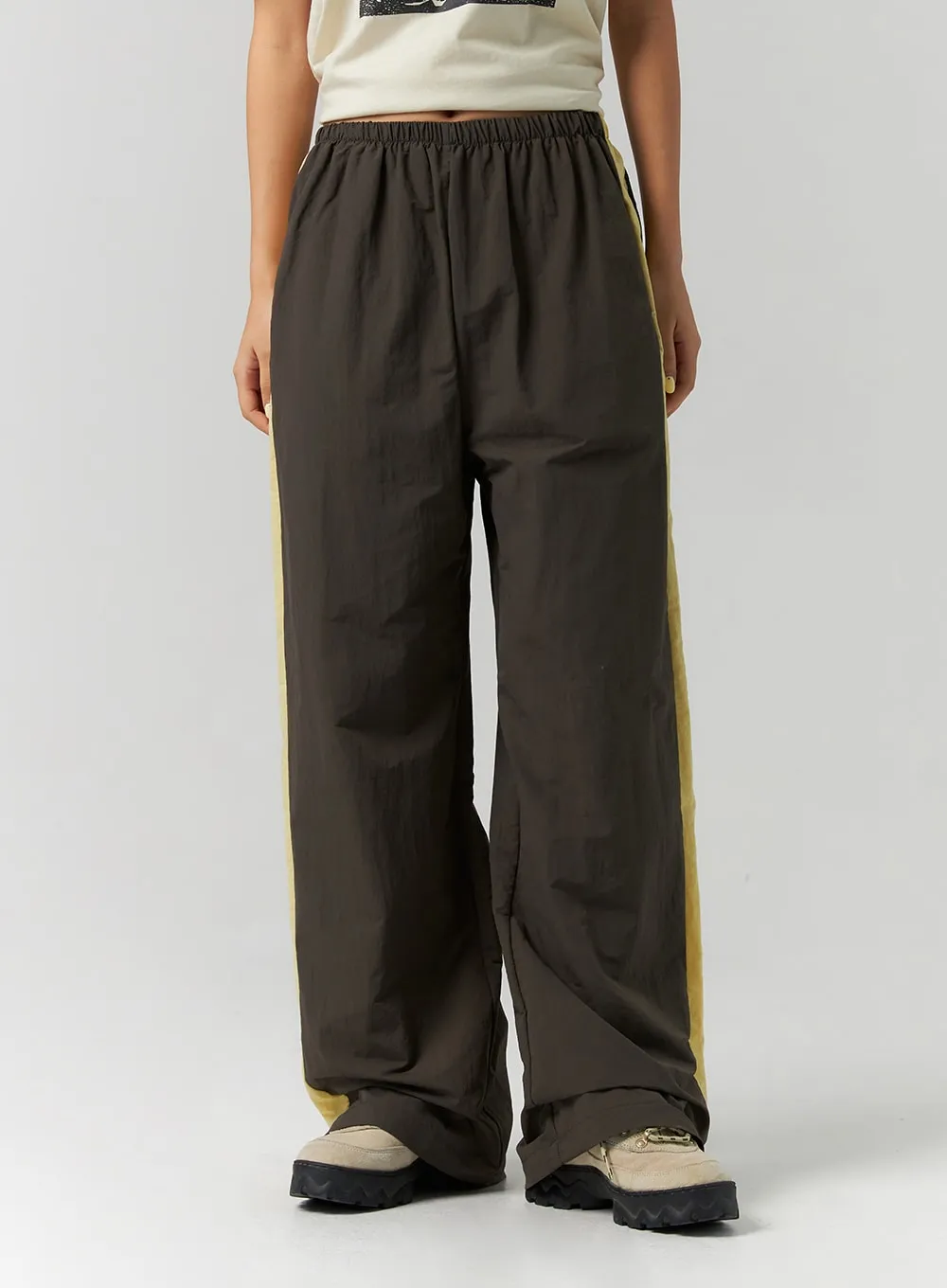 Nylon Wide Fit Pants CS311