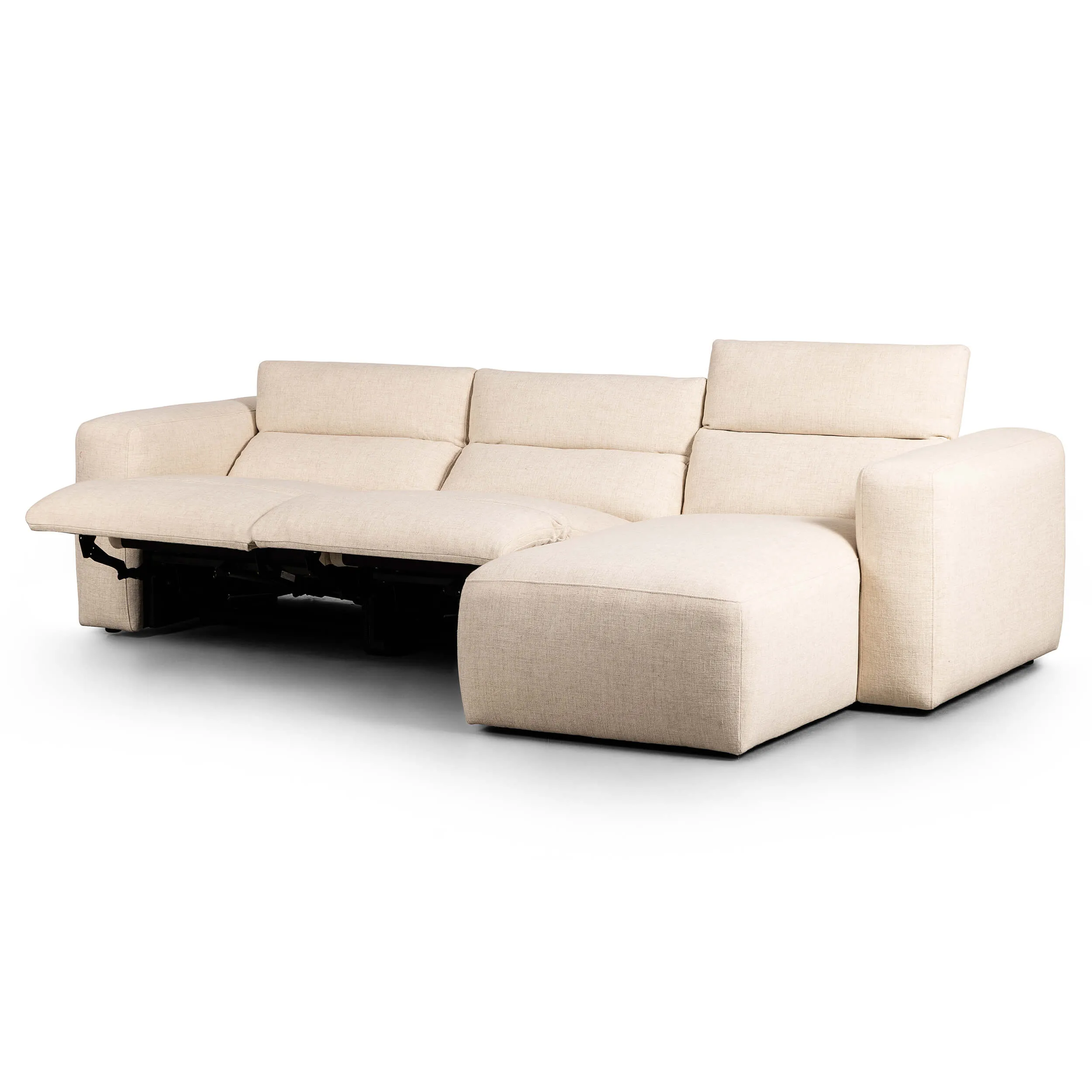 Radley Power Recliner Right Chaise Sectional, Antigo Natural