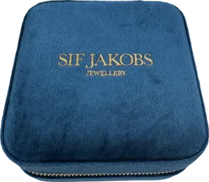 SIF JAKOBS Blue Velvet Jewellery Travel Box One Size