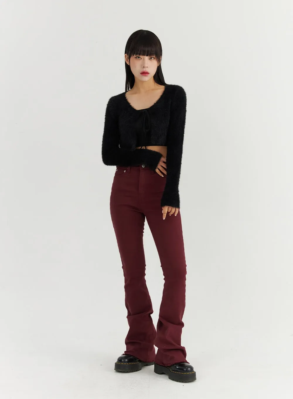 Slim Fit Bootcut Pants CO319