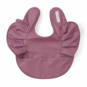 Snuggle Hunny Kids Waterproof Snuggle Bib - Mauve Frill