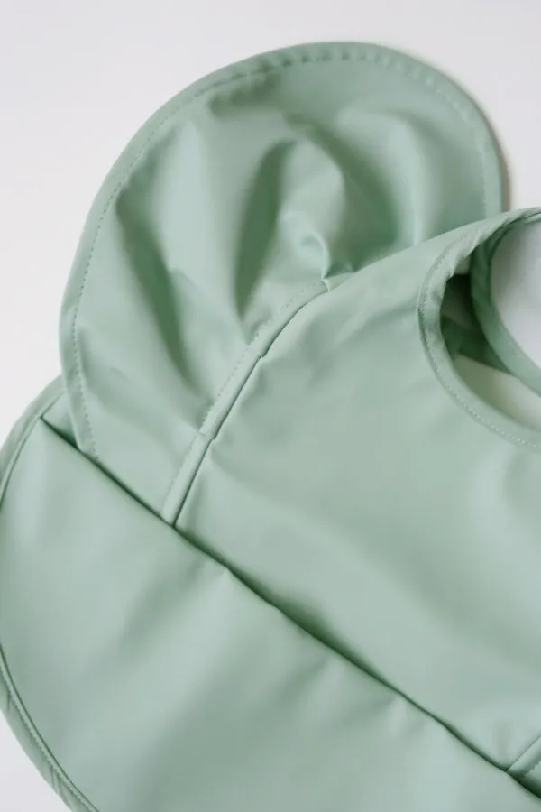 Snuggle Hunny Kids Waterproof Snuggle Bib - Sage Frill