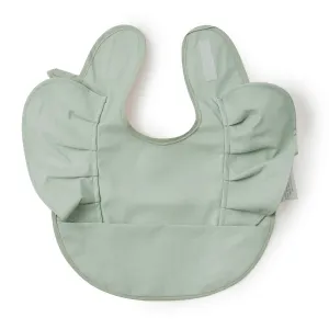 Snuggle Hunny Kids Waterproof Snuggle Bib - Sage Frill