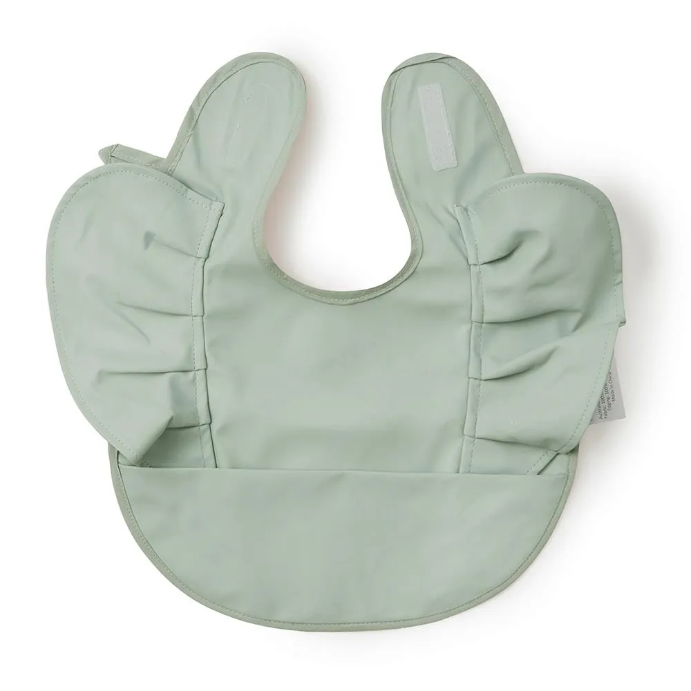 Snuggle Hunny Kids Waterproof Snuggle Bib - Sage Frill
