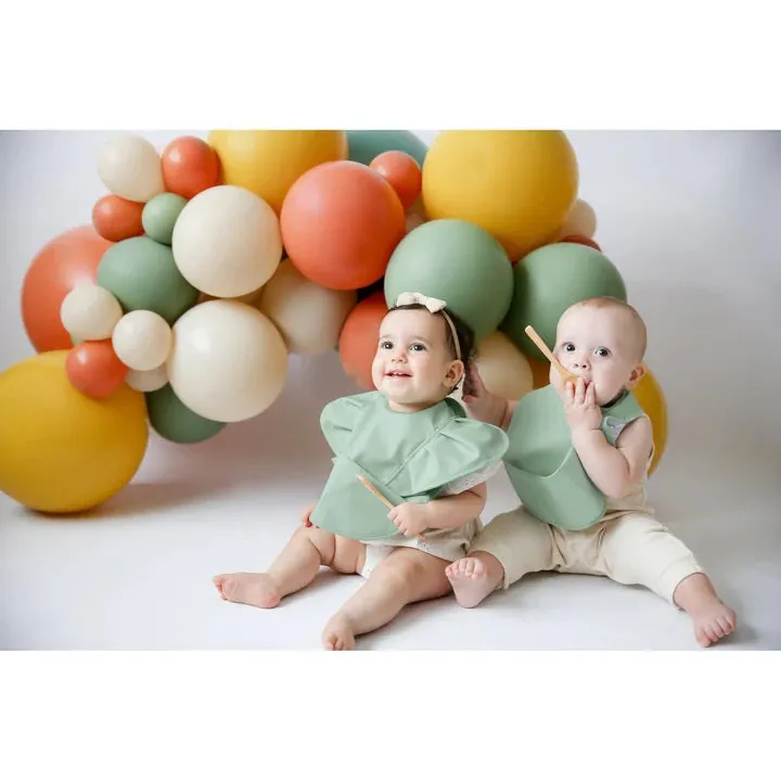 Snuggle Hunny Kids Waterproof Snuggle Bib - Sage Frill
