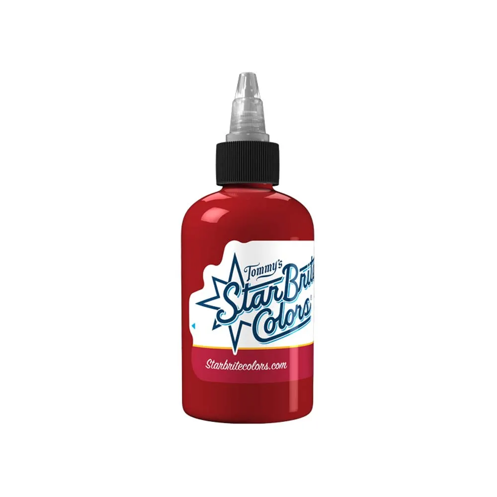 StarBrite Colors Tattoo Ink by Tommy’s Supplies – Scarlet Red – Pick Your Size 1/2oz or 1oz