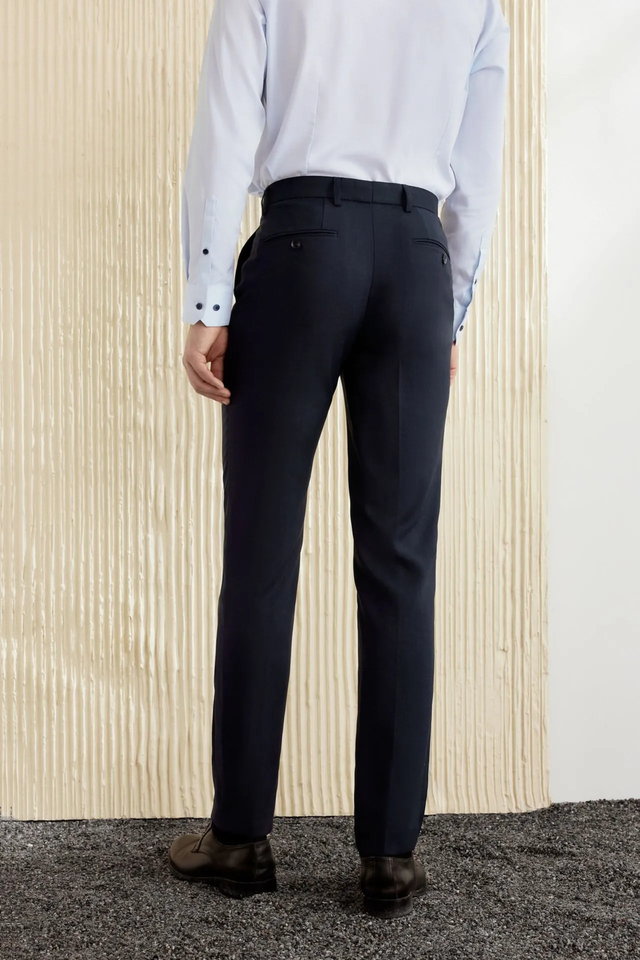 Teflon Finishing Stain Resistant Formal Pants in Slim Fit