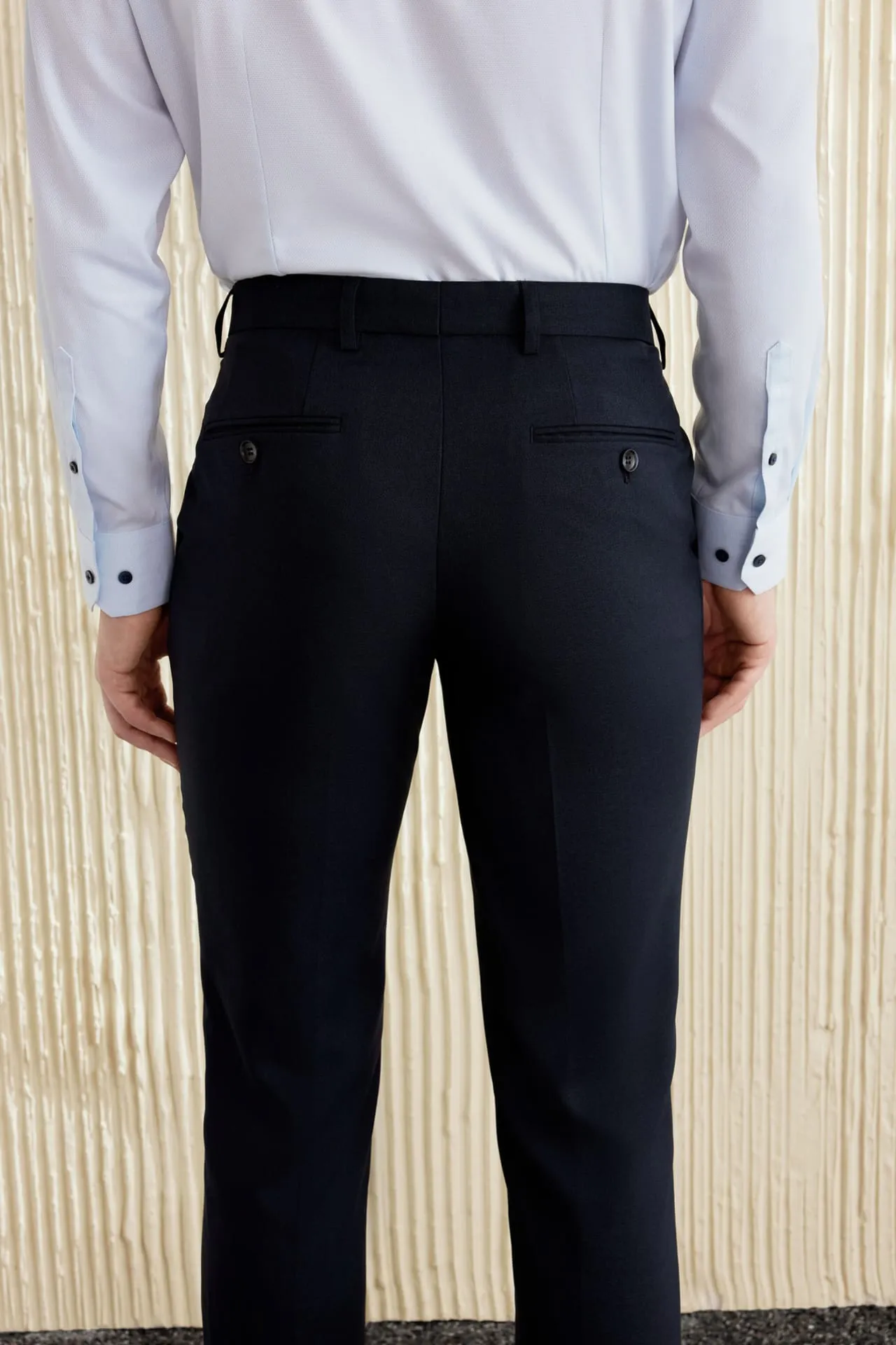 Teflon Finishing Stain Resistant Formal Pants in Slim Fit