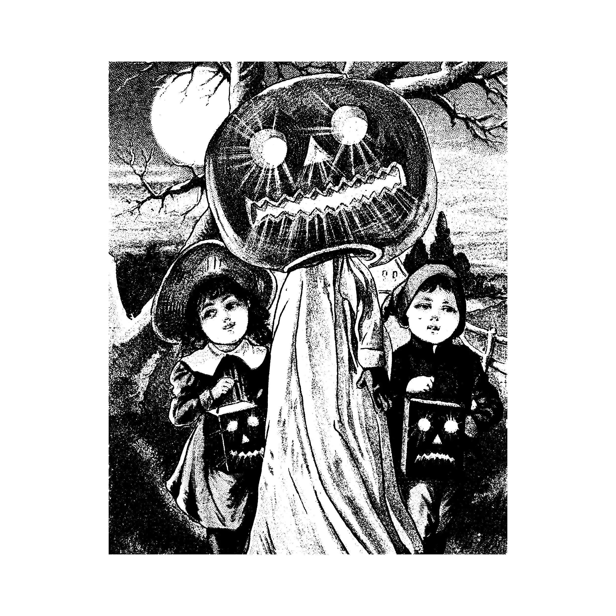 Victorian Great Pumpkin Slim Fit Tee